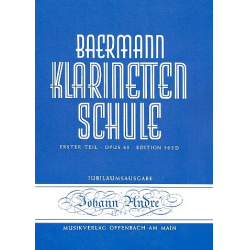         Klarinettenschule Erster Teil op. 63 - Carl Baermann
    