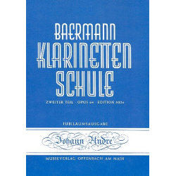         Klarinettenschule Band 5 Zweiter Teil op.64 - Carl Baermann / Arr. Oskar Schubert
    
