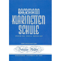         Klarinettenschule Band 6 Zweiter Teil op.64 - Carl Baermann
    