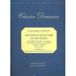         Nouveaux quatuors en 6 suites à flute, - Georg Philipp Telemann
    