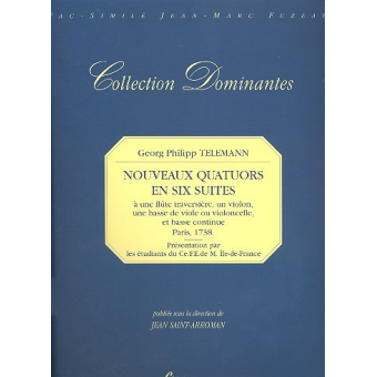 Nouveaux quatuors en 6 suites à flute,