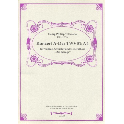         Konzert A-Dur TWV51:A4 - Georg Philipp Telemann
    