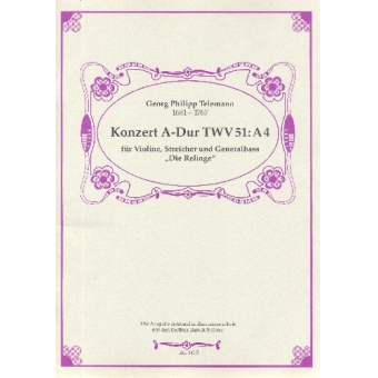 Konzert A-Dur TWV51:A4