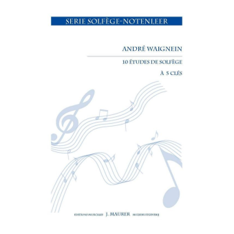 10 Etudes de solfège à 5 clés
