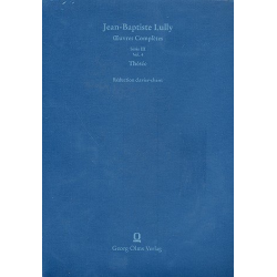         Oeuvres complètes série 3 vol.4 - Jean-Baptiste Lully
    