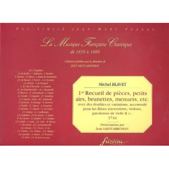 Première recueil de pièces, petits airs,