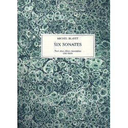         6 sonates pour 2 flûtes traversières sans basse - Michel Blavet
    