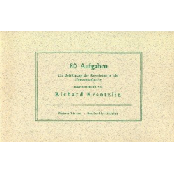         80 Aufgaben zur Befestigung der - Richard Krentzlin
    