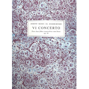 6 Konzerte op.38 für 2 Flöten