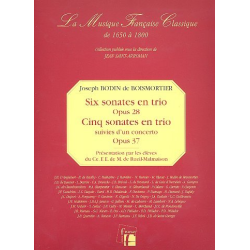         6 sonates en trio op.28 et - Joseph Bodin de Boismortier
    
