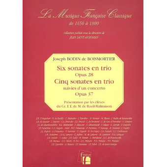 6 sonates en trio op.28 et