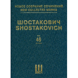         New collected Works Series 3 vol.48 - Dmitri Shostakovitch / Schostakowitsch
    