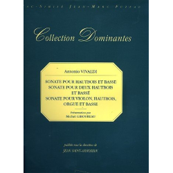         Sonates pour hautbois et accompagnement - Antonio Vivaldi
    