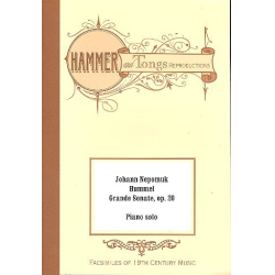         Grande sonate op.20 für Klavier - Johann Nepomuk Hummel
    