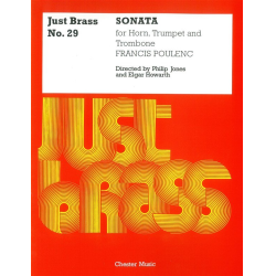         Sonata for horn, trumpet and - Francis Poulenc / Arr. Philip Jones
    