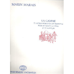         La gamme et autres morceaux de simphonie - Marin Marais
    