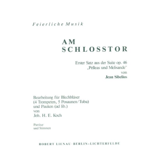 Am Schlosstor op.46,1 für Blasorchester