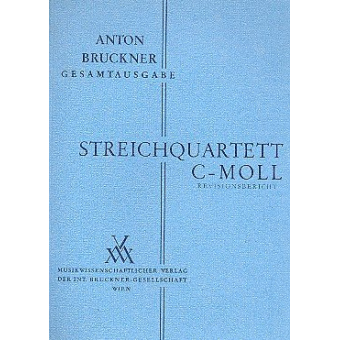 Streichquartett c-Moll von 1861/62