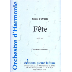         Fete pour orchestre d'harmonie - Roger Boutry
    