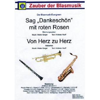 Sag Dankeschön mit roten Rosen  und