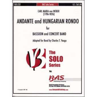 Andante and Hungarian Rondo - Bassoon Solo with Band