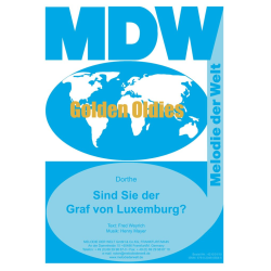         Sind Sie der Graf von Luxemburg - Einzelausgabe Klavier (PVG) - Henry Mayer
    