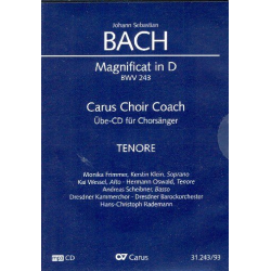         Magnificat D-Dur BWV243 - Chorstimme Tenor - Johann Sebastian Bach
    