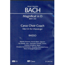         Magnificat BWV243 - Chorstimme Bass - Johann Sebastian Bach
    