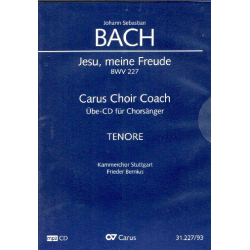         Jesu meine Freude BWV227 - Chorstimme Tenor - Johann Sebastian Bach
    