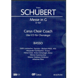         Messe G-Dur D167 - Chorstimme Bass - Franz Schubert
    