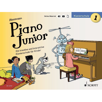 Piano junior - Klavierschule Band 1 (+Online-Material)
