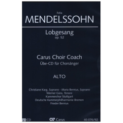        Lobgesang op.52 - Chorstimme Alt - Felix Mendelssohn-Bartholdy
    