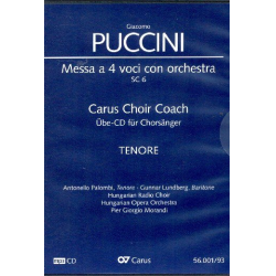         Messa a 4 voci SC6 - Chorstimme Tenor - Giacomo Puccini
    