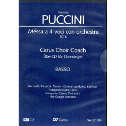         Messa a 4 voci SC6 - Chorstimme Bass - Giacomo Puccini
    