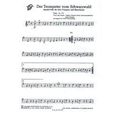         Der Trompeter vom Schwarzwald / Der Kellermeister - Walter Scholz
    