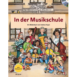         In der Musikschule (+CD) ein Bilderbuch - Andrea Hoyer
    