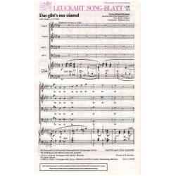         Das gibt's nur einmal - Werner Richard Heymann
    