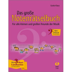         Das große Notenrätselbuch Bassschlüssel - Guido Klaus
    
