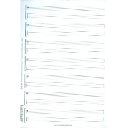         Notenblock Noten und Tabulatur für Bass Din A4 hoch - Jörg Sieghart
    