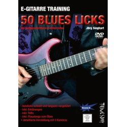         50 Blues-Licks für fortgeschrittene E-Gitarristen - Jörg Sieghart
    