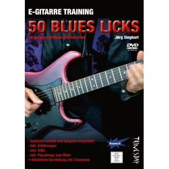 50 Blues-Licks für fortgeschrittene E-Gitarristen