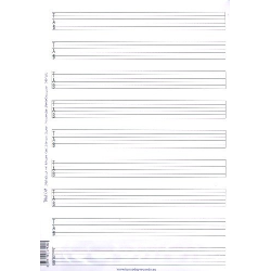         Notenblock Tabulatur Din A4 (25 Blatt) und Mousepad Electric Guitar - Jörg Sieghart
    