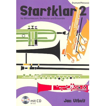 Startklar Band 2 für Bläserklassen - Drums/Percussion/Schlagzeug (+CD)