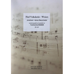         5 Volkslieder: Weisen für Juniorband - Frank Bernfried Wegmann
    