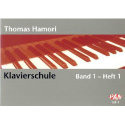         Klavierschule Band 1 Heft 1 Stufe 1 inkl. Begleitsätze und Stufe 2 - Thomas Hamori
    