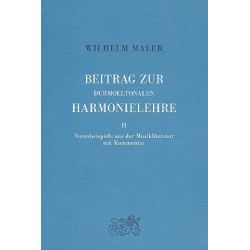         Beitrag zur durmolltonalen Harmonielehre Band 2 - Wilhelm Maler
    