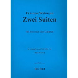         Zwei Suiten für 3-4 Gitarren - Erasmus Widmann / Arr. Heinz Teuchert
    