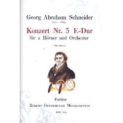         Konzert E-Dur Nr.3 - Georg Abraham Schneider
    