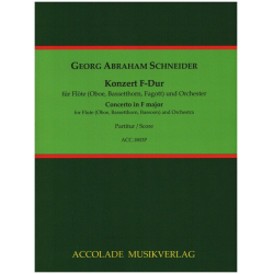         Konzert F-Dur op.83, 85, 87, 90 - Georg Abraham Schneider
    