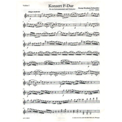         Konzert F-Dur op.90 - Georg Abraham Schneider
    